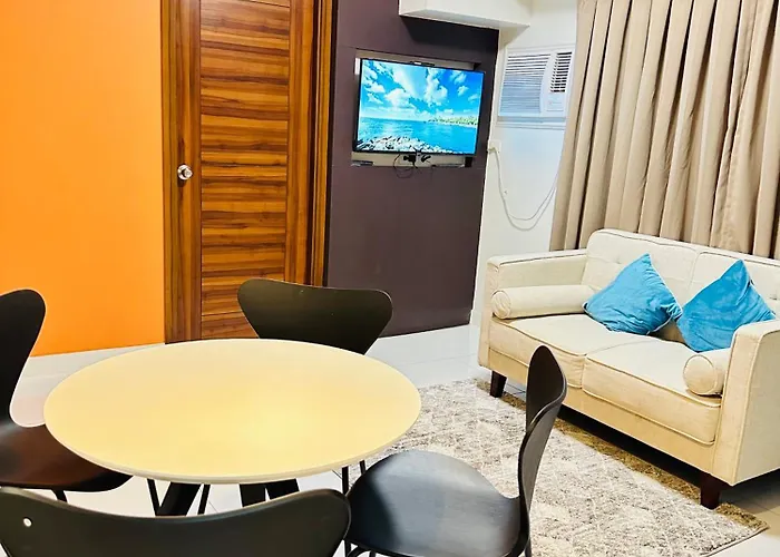 Kr's Cozy 2-bedroom Unit At Horizons 101 Lägenhetshotell Cebu